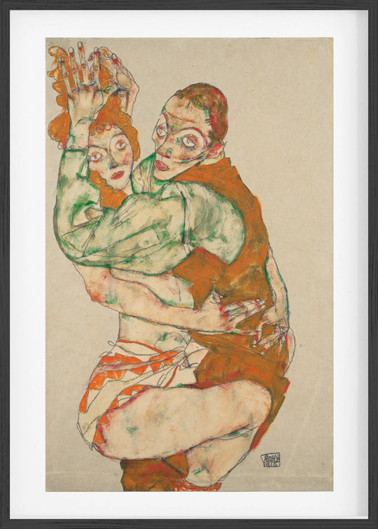 Lovemaking (1915) Fine Art Baskı