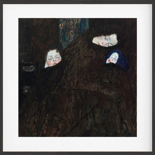 Mother with two children (family) (1909) Fine Art Baskı