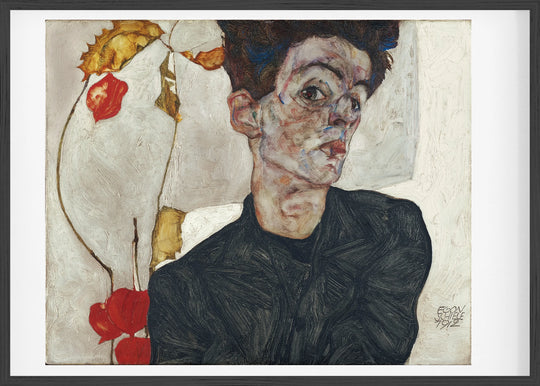 Self-Portrait With Physalis (1912)