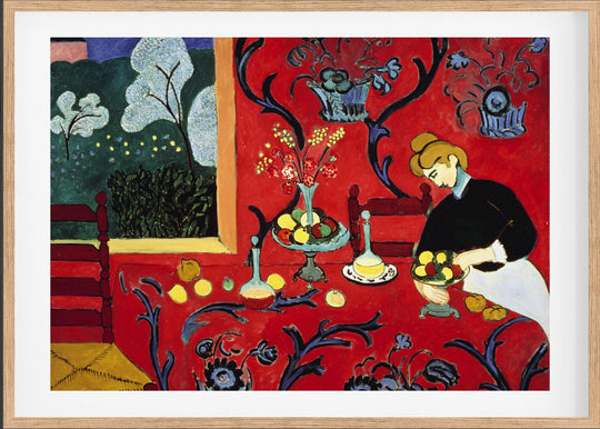 Harmony in Red Fine Art Baskı