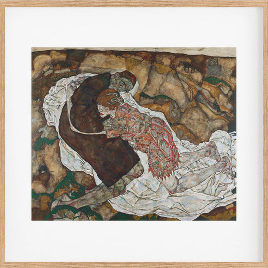 Death and Girl (1915) Fine Art Baskı