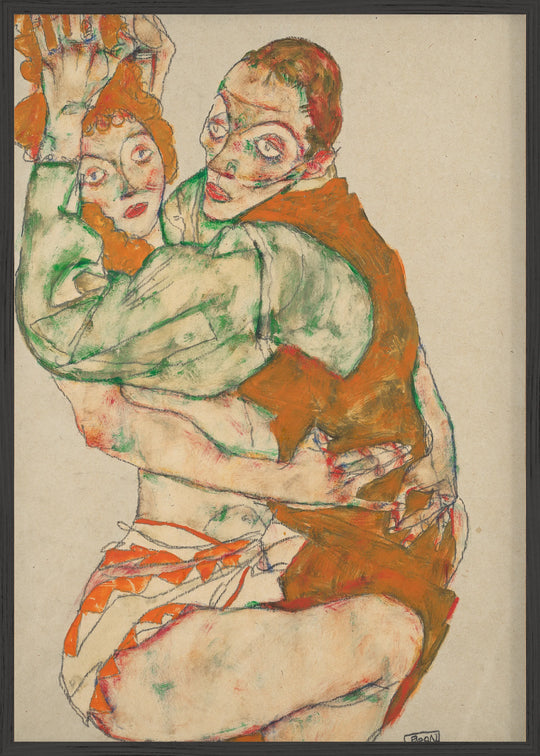Lovemaking (1915) Fine Art Baskı