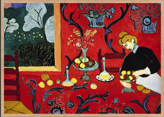 Harmony in Red Fine Art Baskı