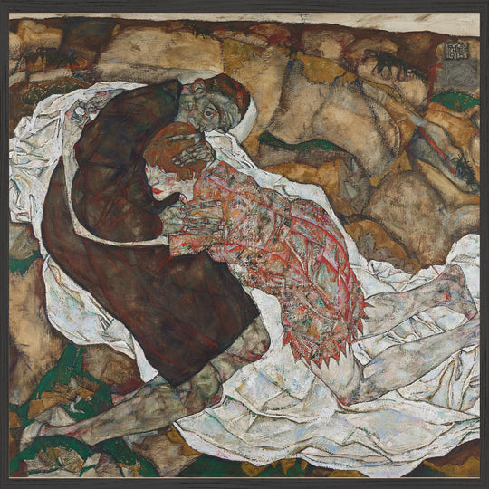 Death and Girl (1915) Fine Art Baskı