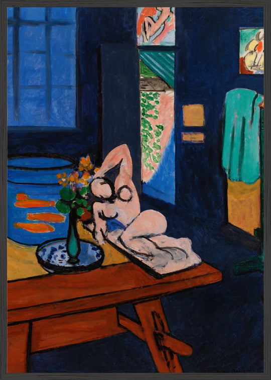 Studio with Goldfish (L’Atelier aux poissons rouges) (1912) Fine Art Baskı