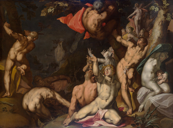 Abraham Bloemaert - The Deluge (circa 1590-95)