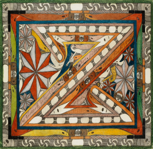 Adolf Wölfli - Der Quarantt, Zohrn, ditto, Zohohrn und ditto, Ziohn; Riesen=Stärne (1919)