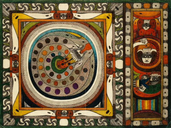 Adolf Wölfli - Netz=Schlange, vom Wili=Wald,=Skt. Adolf=Thurm,=Hoof=Ring,=Uhrwald, in Amerika (1921)