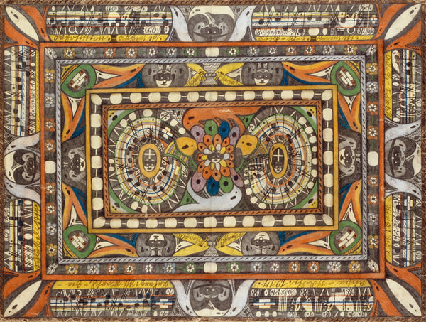 Adolf Wölfli - Riesen=Stadt, Waaben=Hall (1917)