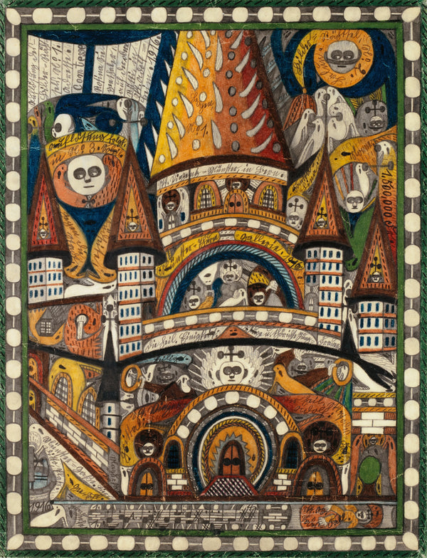 Adolf Wölfli - St. Vinzentz=Münster, in Bern (1916)