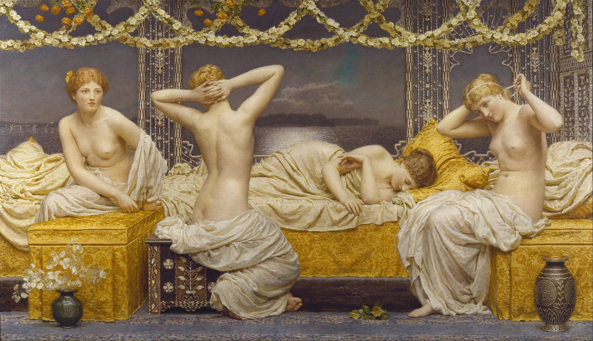 Albert Joseph Moore - A Summer Night (1887)