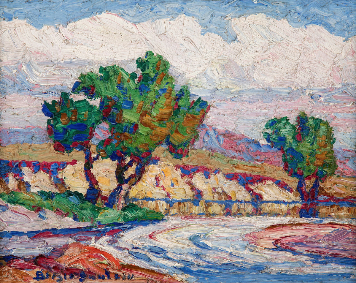 Birger Sandzén - Arroyo in the Foothills, Colorado (1922)