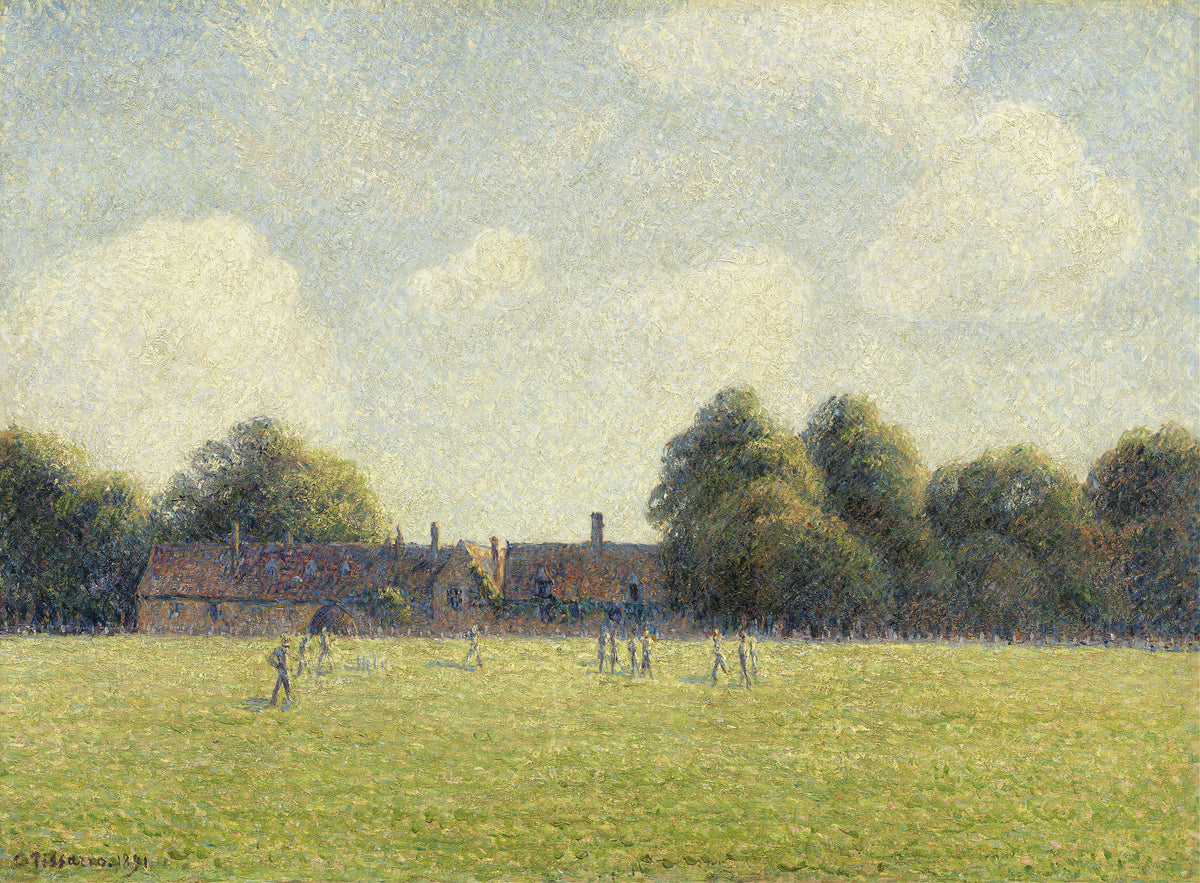Camille Pissarro - Hampton Court Green (1891)