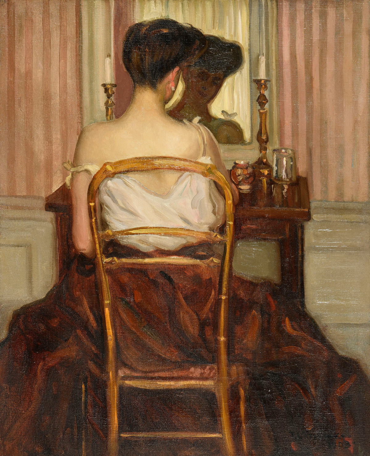 Frederick Carl Frieseke - Devant la glace (1903)