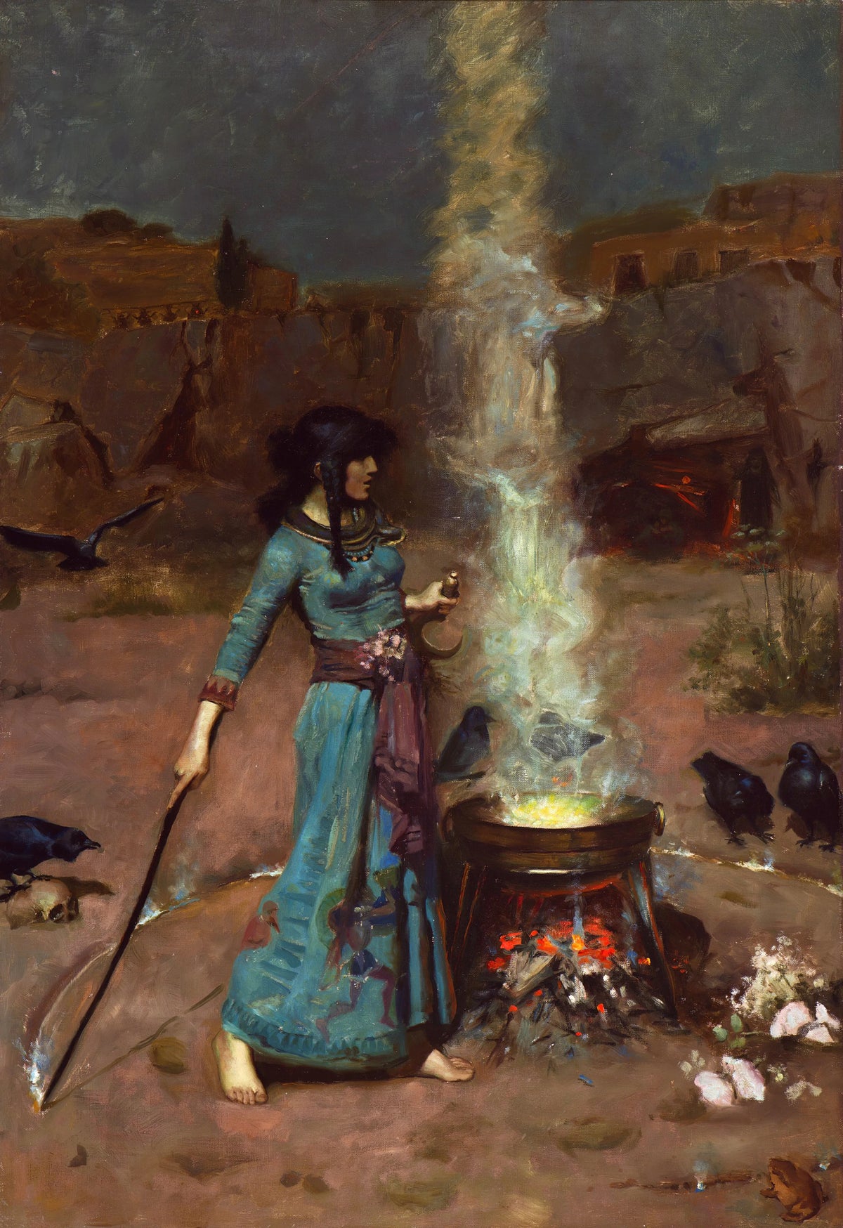 John William Waterhouse - The Magic Circle