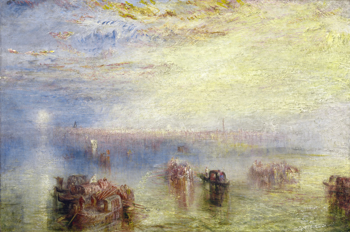 Joseph Mallord William Turner - Approach to Venice (1844)