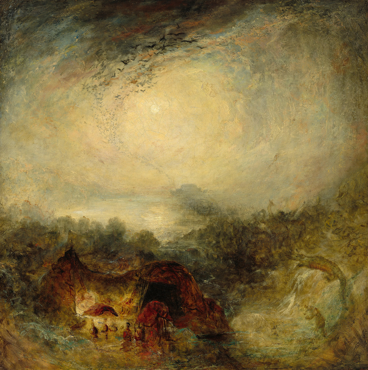 Joseph Mallord William Turner - The Evening of the Deluge (circa 1843)