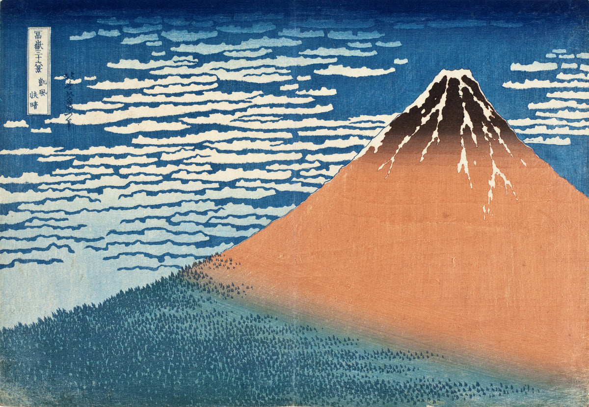 Katsushika Hokusai - South Wind, Clear Dawn (circa 1830-1831)