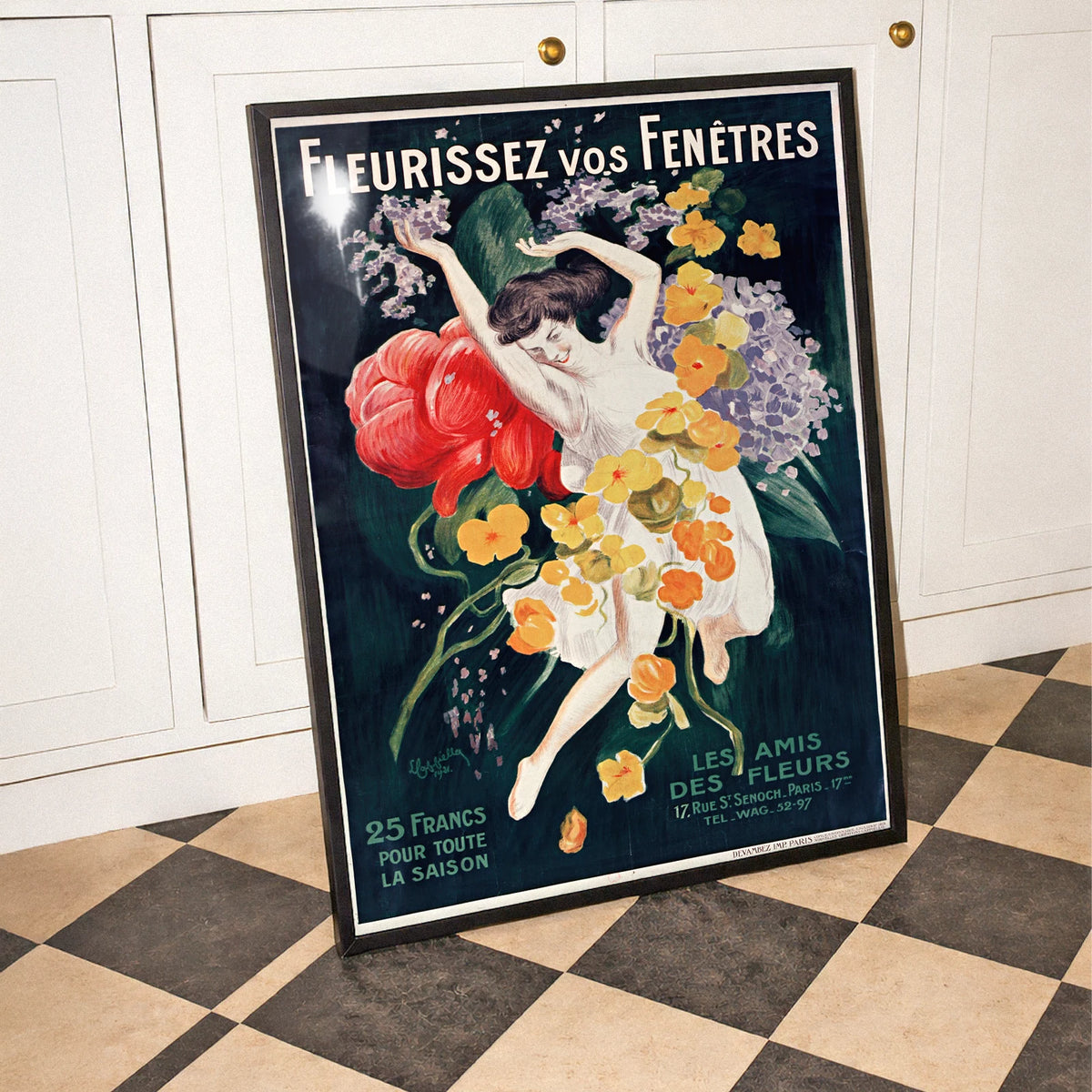 Leonetto Cappiello slider 3 — Fleurissez vos fenêtres (1921)