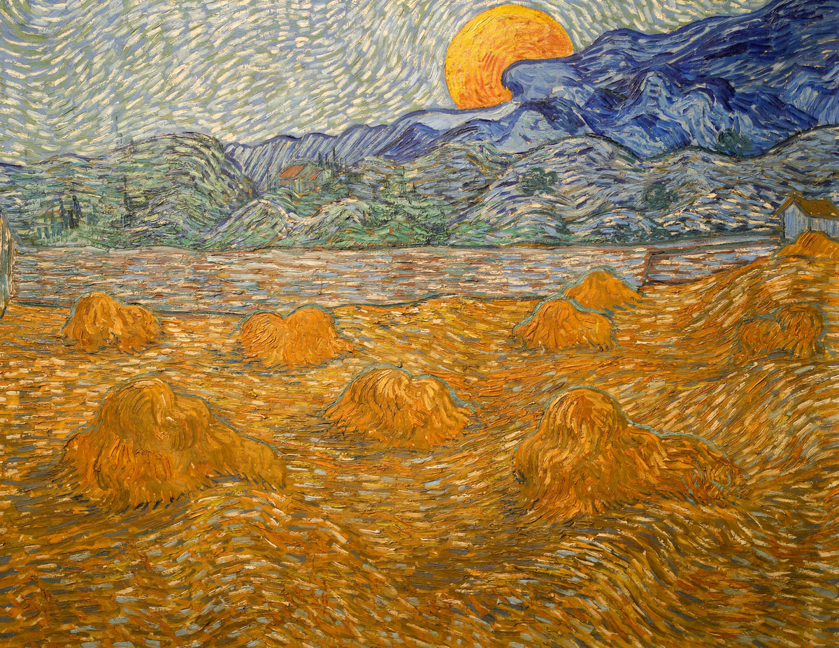 Vincent van Gogh - Evening landscape at moonrise