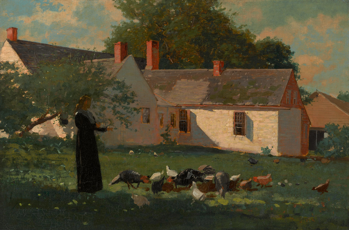 Winslow Homer - Farmyard Scene (circa 1872-74)