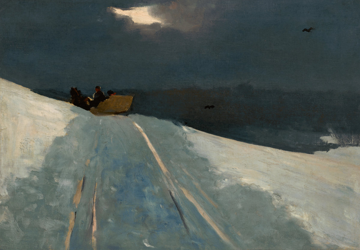 Winslow Homer - Sleigh Ride (circa 1890-95)