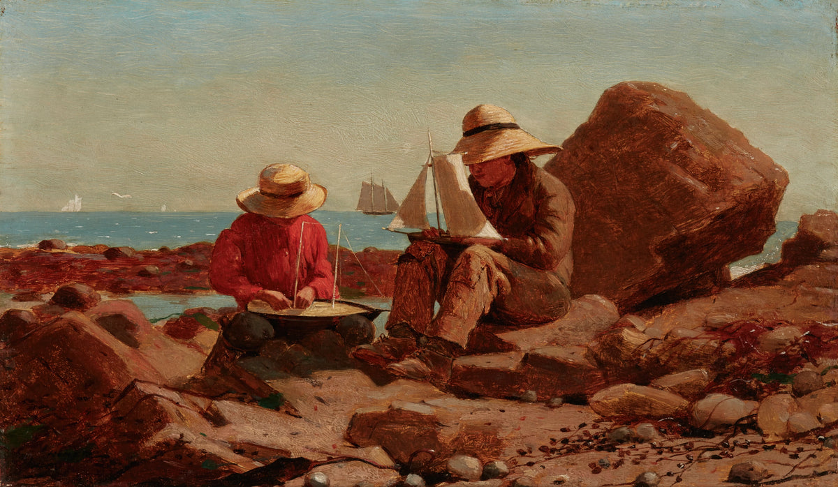 Winslow Homer - The Boat Builders (1873)